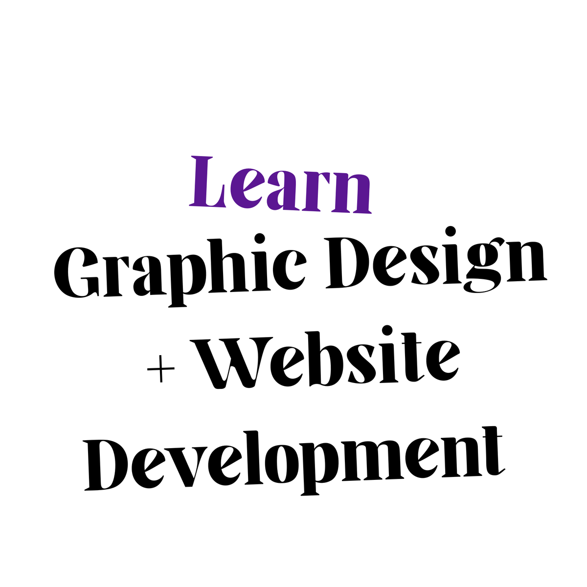 Learn Graphic Designing/ Website Development